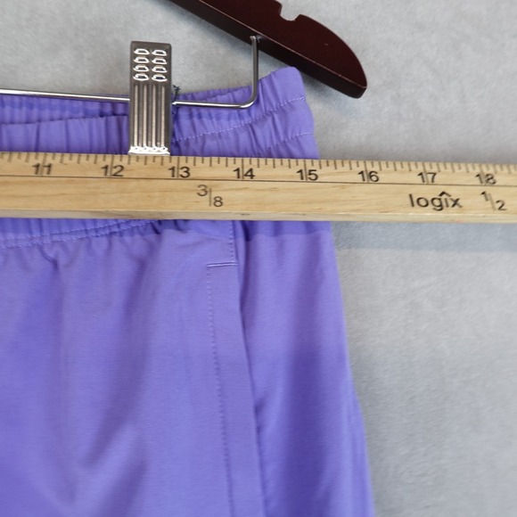 Athleta Arrival Straight Pant Womens Size 8 Ankle Drawstring Purple EUC - Picture 7 of 10